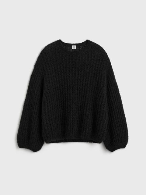 TOTEME Puffed knit black