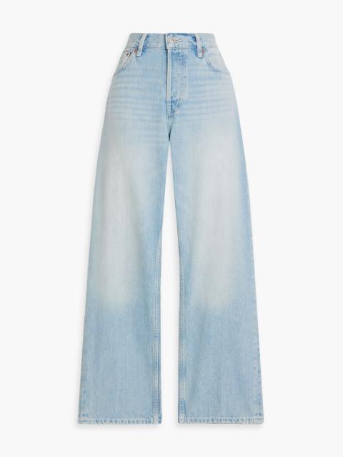 RE/DONE Easy high-rise straight-leg jeans