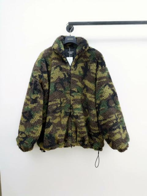 BALENCIAGA Balenciaga Camouflage-Print Fleece Jacket 