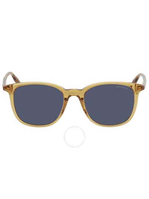 Montblanc Blue Square Men's Sunglasses MB0006S 004 52