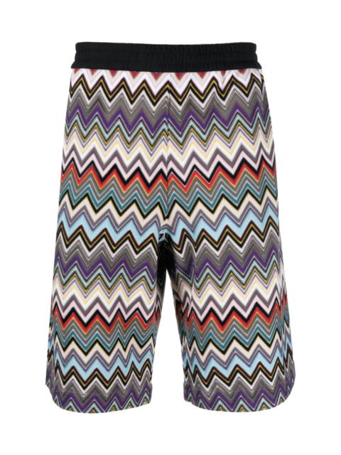 Missoni ZIGZAG-WOVEN BERMUDA SHORTS
