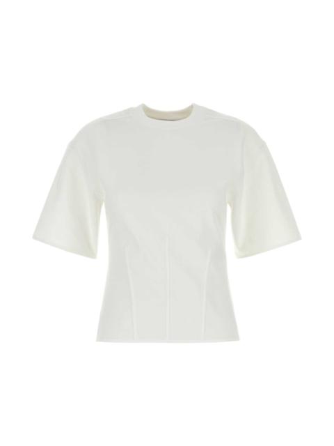 Alexander McQueen White Stretch Cotton T-shirt