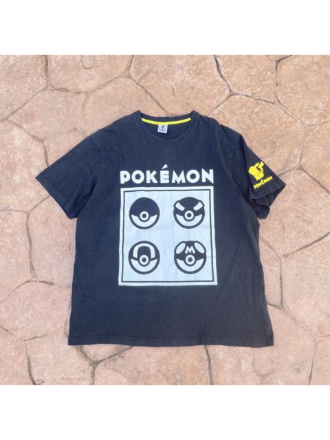 Other Designers Vintage - Thrashed Faded Pokemon Nintendo Games Freak Tee