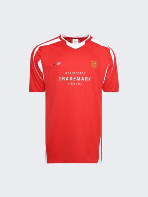 VETEMENTS Trademark Football Jersey Red