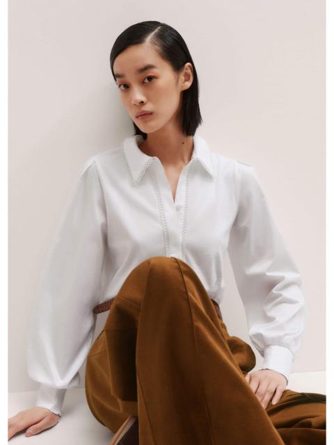 ME+EM Collared Layering Top