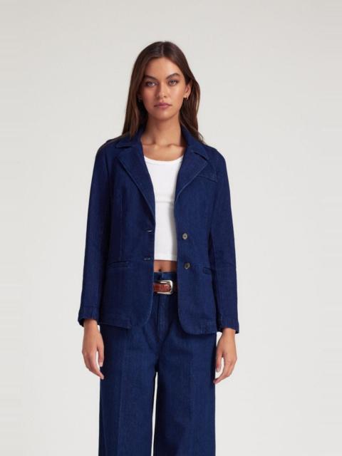 SPRWMN RINSE DENIM BLAZER