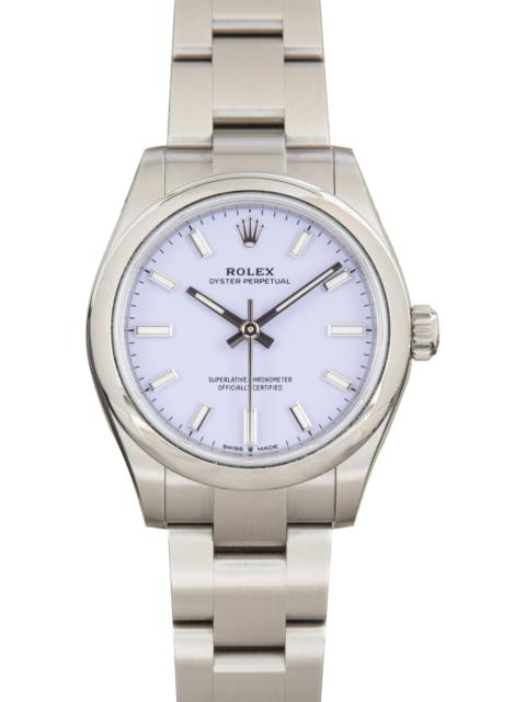 ROLEX Pre-Owned Rolex Oyster Perpetual 31 Lavender Dial Ref 277200