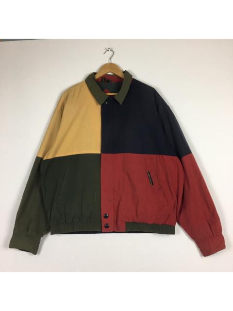 Other Designers Vintage New River Colour Block Bomber
