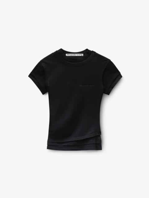 Alexander Wang Prestyled Short Sleeve Top