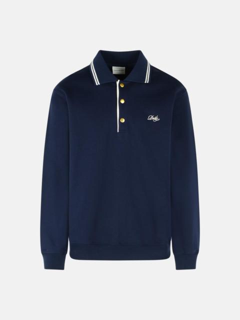 Drôle de Monsieur NAVY COTTON POLO SHIRT