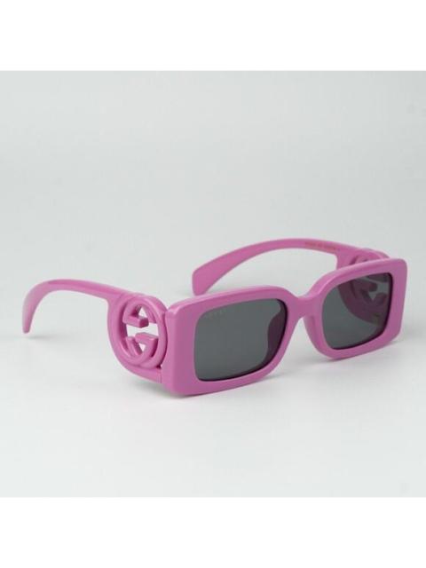GUCCI NEW Gucci GG1325S 006 Pink Grey Rectangle Unisex Sunglasses GG 1325S