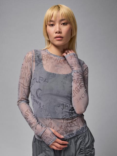 Jordan Air Jordan Women's Mesh Long-Sleeve Top