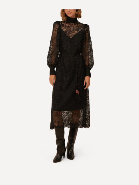 FARM RIO Lace Midi Dress