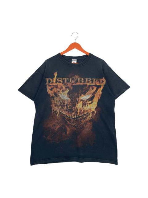Other Designers Band Tees - Vintage Disturbed Big Logo Printed Crewneck Band Tee