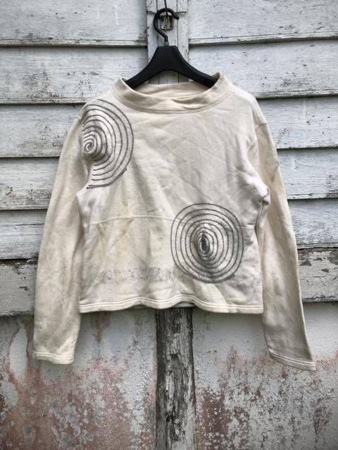 ISSEY MIYAKE Hai Sporting Gear Whirlpool Embroidery Cropped Sweatshirt