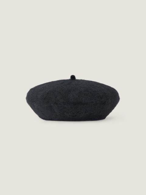 Givenchy GIVENCHY PARIS BERET IN ALPACA WOOL