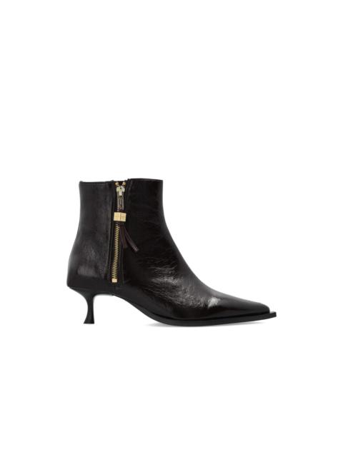 GANNI GANNI Black Heeled 55mm Ankle Boots New & Authentic (Women's