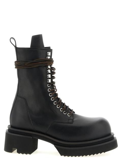 Rick Owens Rick Owens Men 'Lace Up Bogun' Combat Boots