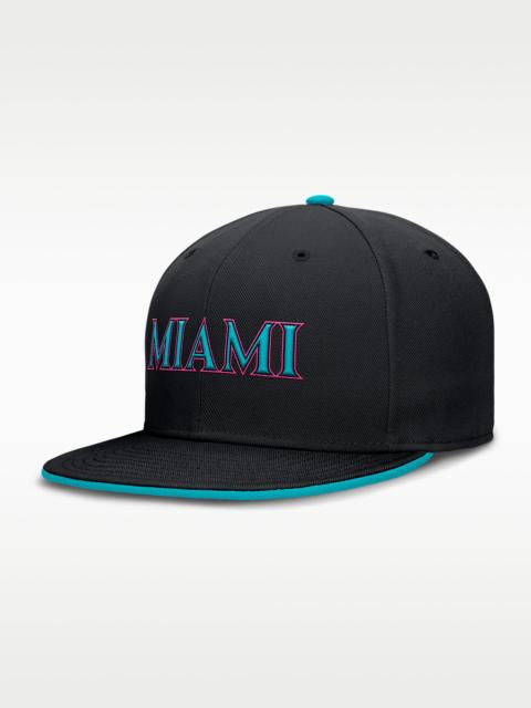 Nike Miami Marlins City Connect True Men's Nike Dri-FIT MLB Fitted Hat