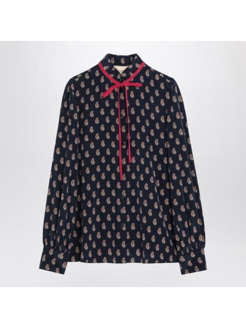 Valentino Silk Shirt With Paisley Print Women