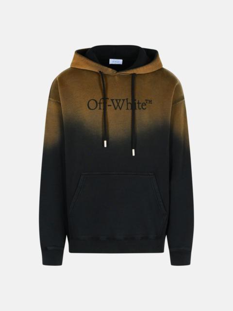 Off-White 'LAUDRY DIAGONAL' DIRTY BLACK COTTON SWEATSHIRT