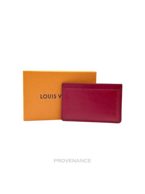 Louis Vuitton Louis Vuitton Card Holder Wallet - Fuchsia Epi Leather