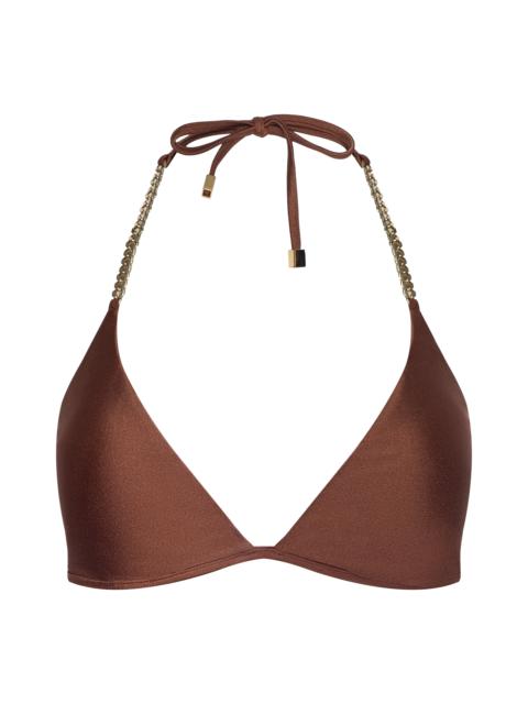 L'AGENCE Annabelle Triangle Bikini Top