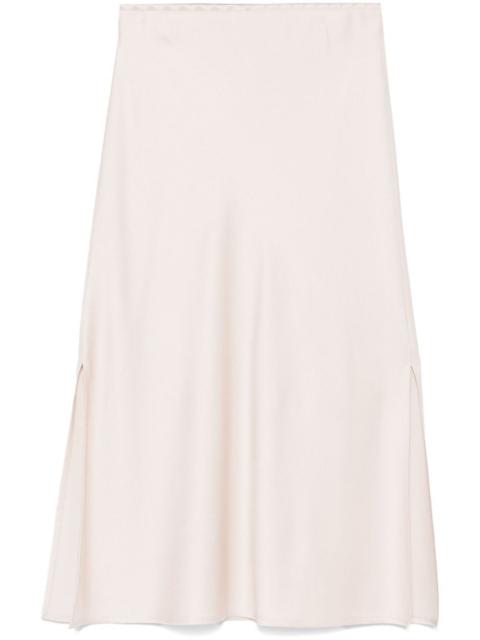 Brunello Cucinelli Brunello Cucinelli Women Satin Cady Fluid Pencil Skirt