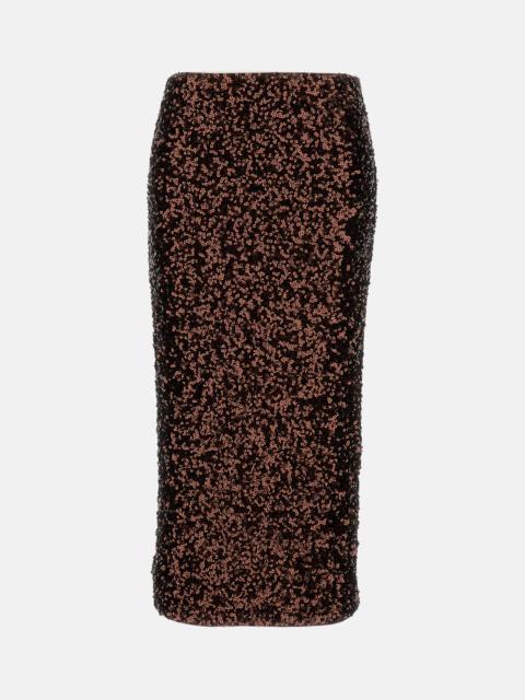 ROTATE Rotate Women Sequin Pencil Skirt