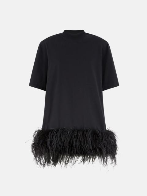 THE ATTICO BLACK MINI DRESS