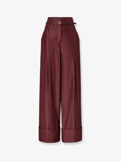 FENDI Fendi Women Taffeta' Trousers