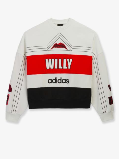 adidas Adidas X Willy Chavarria WC NY Ball Crew Sweatshirt White