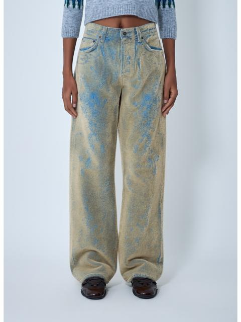Acne Studios Acne Studios Women Flocked Denim Jeans