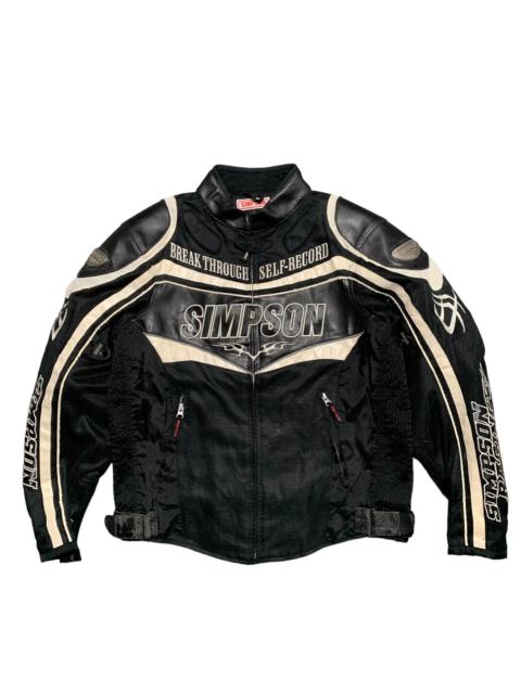 Other Designers Other - Simpson Big Logo Mesh Motorcycle Riding Jacket