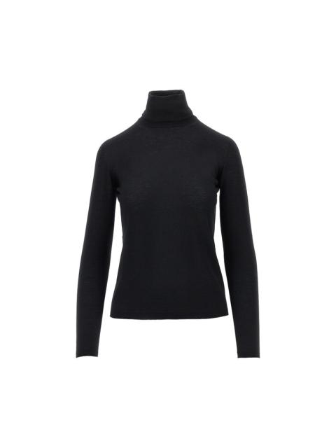 Max Mara Max Mara Virgin Wool Turtleneck Black Women