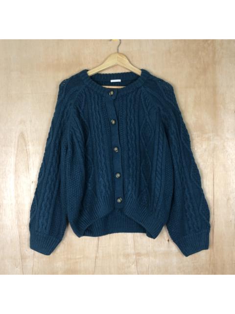 Other Designers Coloured Cable Knit Sweater - Gu Crocheted Fat Knit Sweater