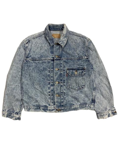 Levi's 🔥RARE VTG LEVIS BIG E TYPE 1 SELVEDGE BUCKLE BACK TRUCKERS