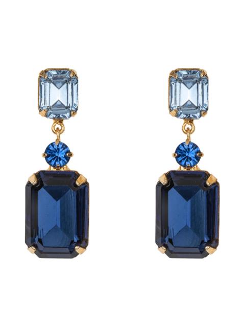 Jennifer Behr Jennifer Behr Justine Crystal Drop Earrings in Sapphire at Nordstrom