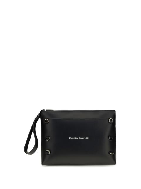 Christian Louboutin Christian Louboutin Men Kosmica Flat Pouch Calf Paris Soft