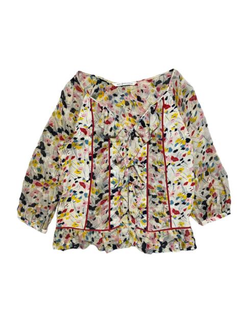 Other Designers Diane von Furstenberg Floral Blouse