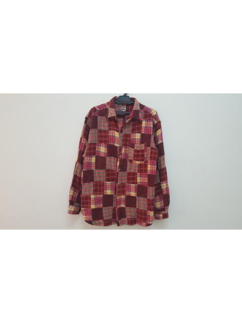 Other Designers Japanese Brand - GRAIL 🔥🔥🔥 JUNGLE STORM PATCHWORK FLANNEL POCKET SHIRT