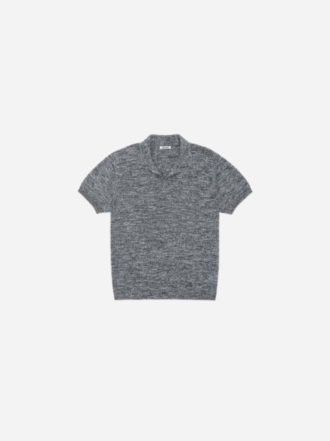 3sixteen Knit Polo Natural Marled Yarn