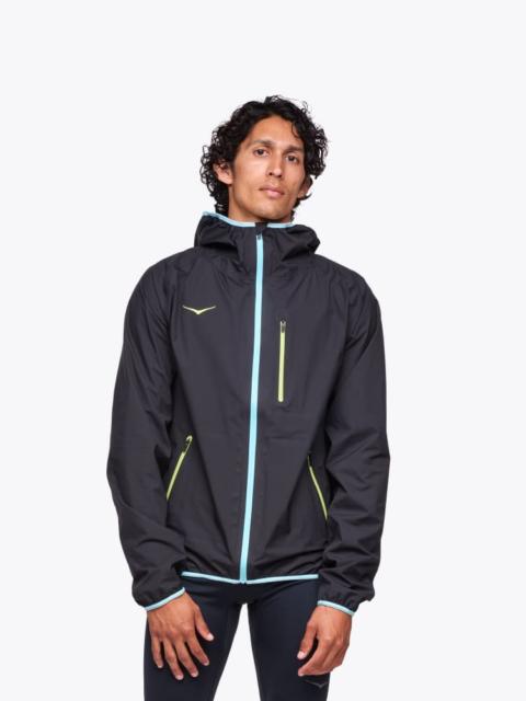 HOKA Men's Tecsky Waterproof Jacket in Black
