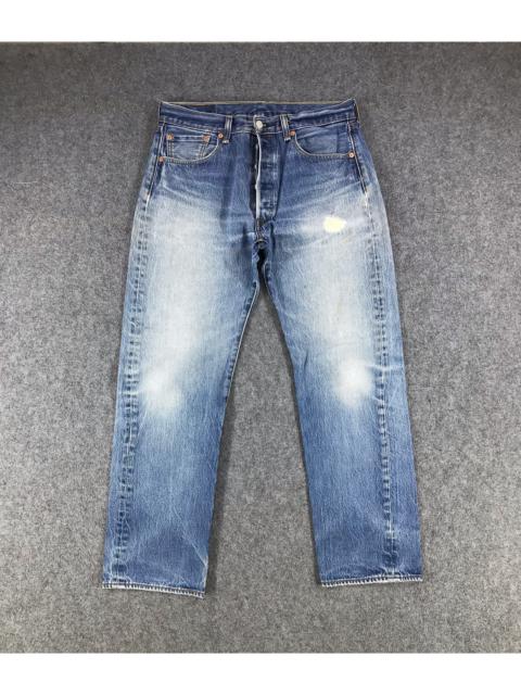 Other Designers Vintage - Vintage Levis 501 Jeans Stone Wash Distressed Denim KJ388