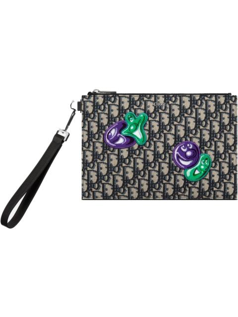 Dior Dior x Kenny Scharf A5 Pouch Beige/Black