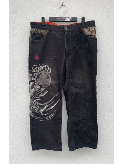 Other Designers Japanese Brand - Karakuri Tamashi Embroidered Jeans