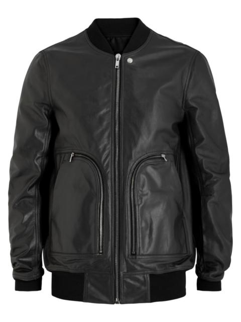 Rick Owens Bauhaus Leather Bomber Jacket