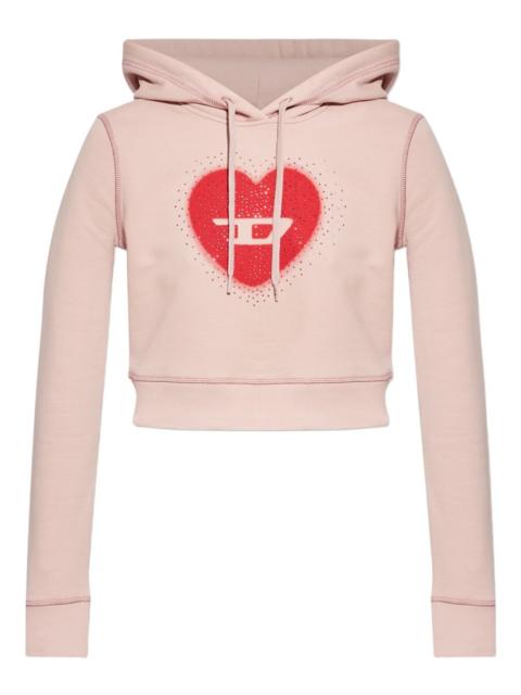 Diesel Diesel Women Heart Cotton Hoodie