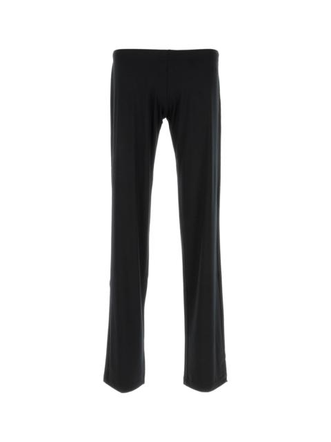 BALENCIAGA Black stretch modal joggers