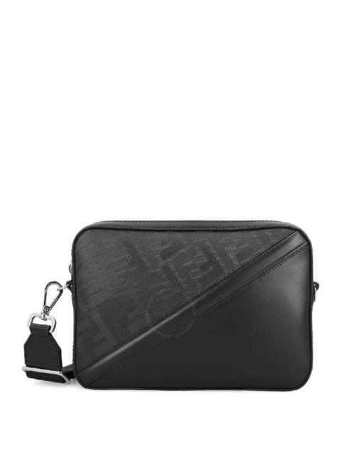 FENDI Fendi Diagonal Stripe FF Motif Camera Crossbody Bag